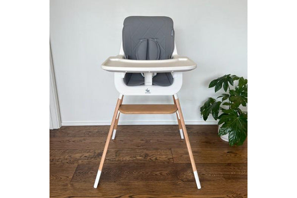 Moose Baby: Ted High Chair - Grey