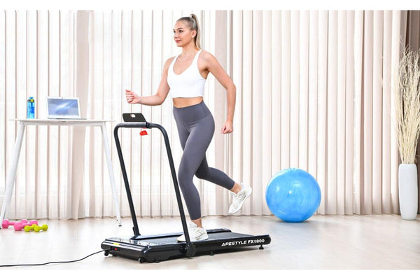 Ape Style FX1800 Foldable 2-in-1 Walking & Running Smart Treadmill