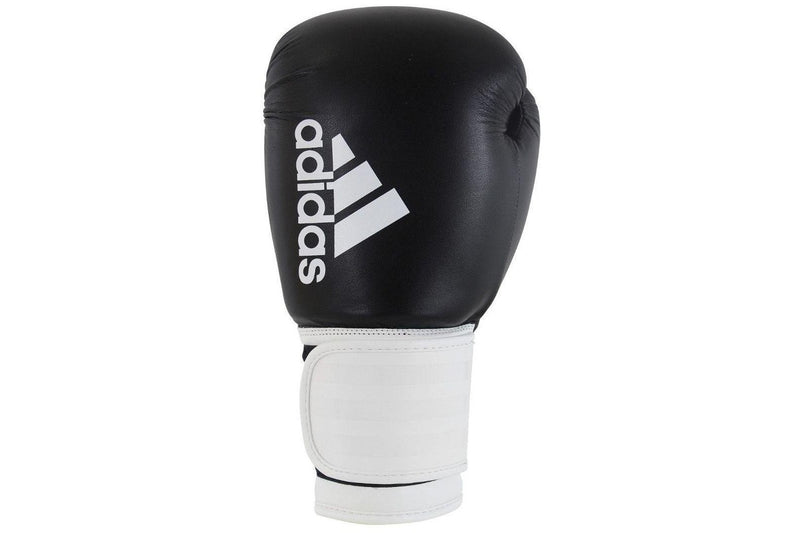 Adidas Hybrid 100 Boxing Gloves - Black/White (12oz)