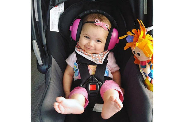 Banz: Baby Earmuffs - Magenta (2 & under)