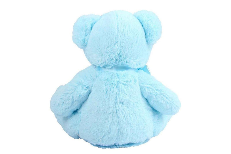 Mumbles Bear Plush Toy (Blue) (One Size)