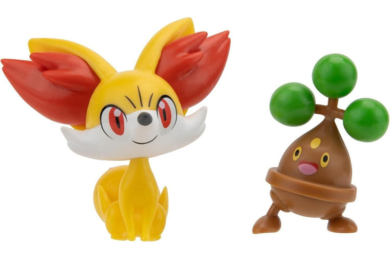 Pokemon Battle Figures Fennekin & Bonsly