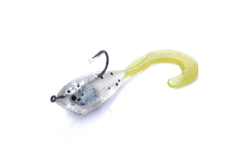 5 Piece 6cm/5g Soft Lead Fish Curl Tail Bait With Hook