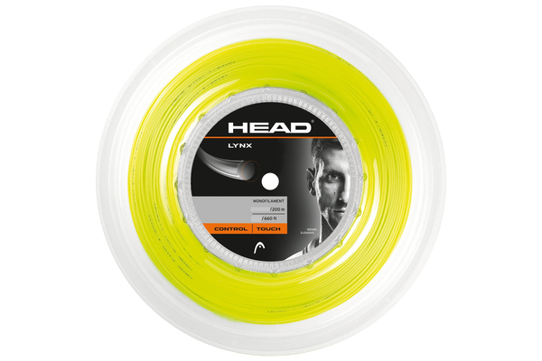 Head Lynx 17g Tennis String Reel 200m 1.25mm Control Touch - Yellow