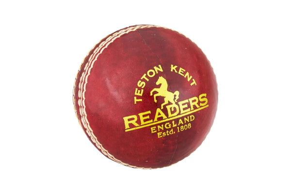 Readers Childrens/Kids Special School Leather Cricket Ball (Red) (One Size)