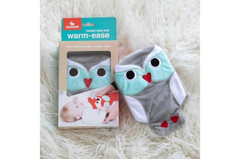 Moose Baby: Warm-Ease Heated Baby Belt - Owl