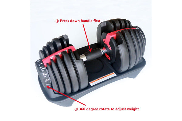 Ape Style Multi-Weight Smart Adjustable Dumbbell | 24kg