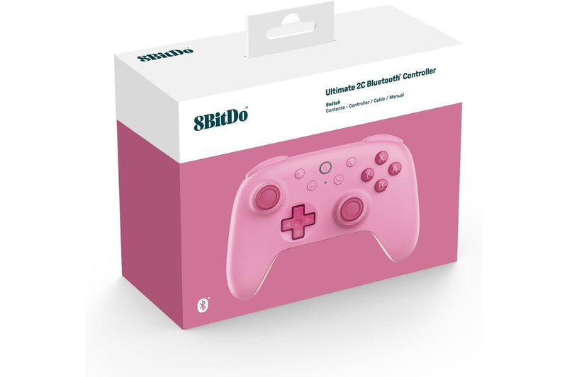8Bitdo Ultimate 2C Bluetooth Controller for Switch (Pink)