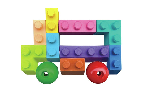 Haku Yoka: Block Crayons - School Bus