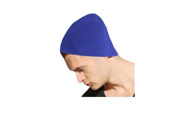 Yupoong Flexfit Unisex Heavyweight Standard Beanie Winter Hat (Royal) (One Size)