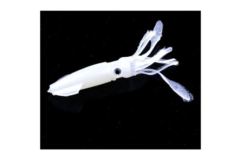 5 Colourful Squid Style Soft Fishing Lures 9cm Length