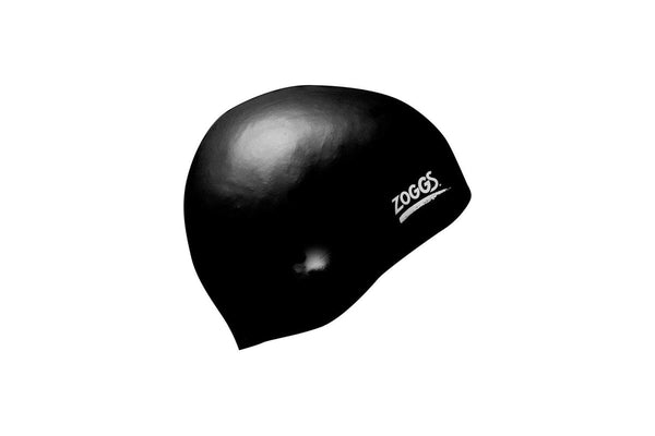 Zoggs Womens/Ladies Silicone Swim Cap (Black) (One Size)