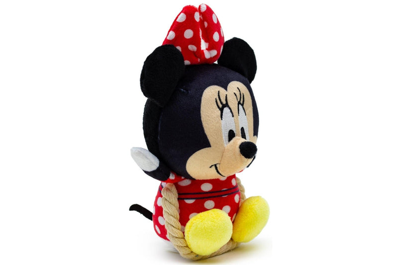 Disney: Squeaker Plush with Rope Dog Toy - Minnie Mouse