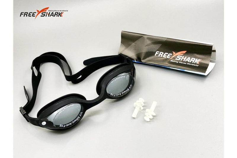 Free Shark Anti-Fog HD Optical & Prescription Swimming Goggle - NZ Stock