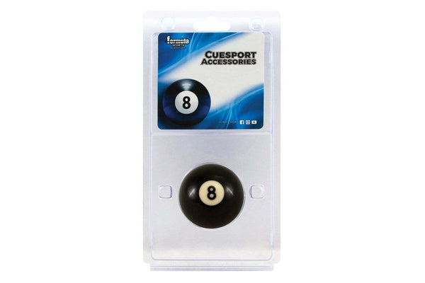 2x Formula Sports No. 8 Ball 2" Blister Billiard Pool Spare Replacement Black