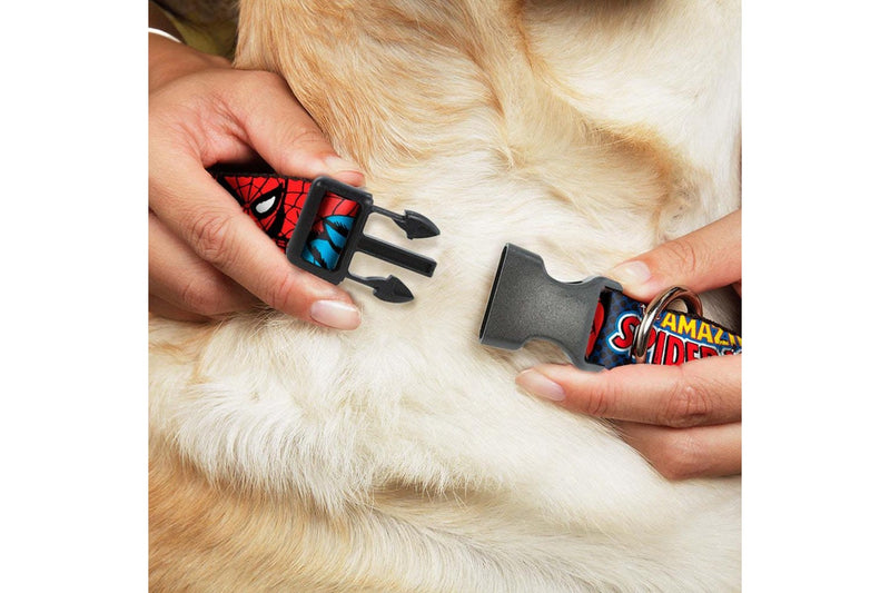 Marvel: Amazing Spider-Man Dog Martingale Collar - Medium (2.5cm)