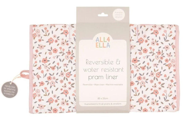 All4Ella: Pram Liner - Floral Bouquet