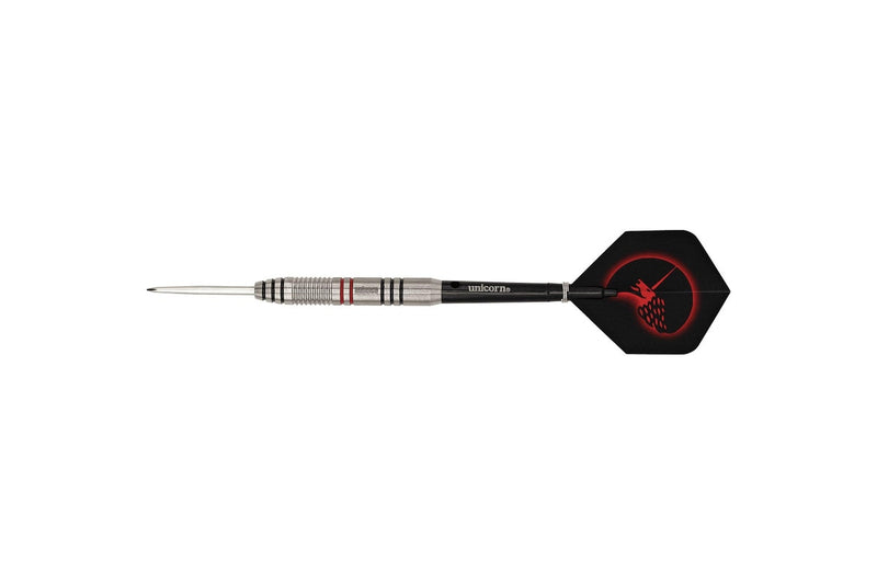 Unicorn Core Plus Win Darts (Pack Of 3) (Silver/Black/Red) (21g)