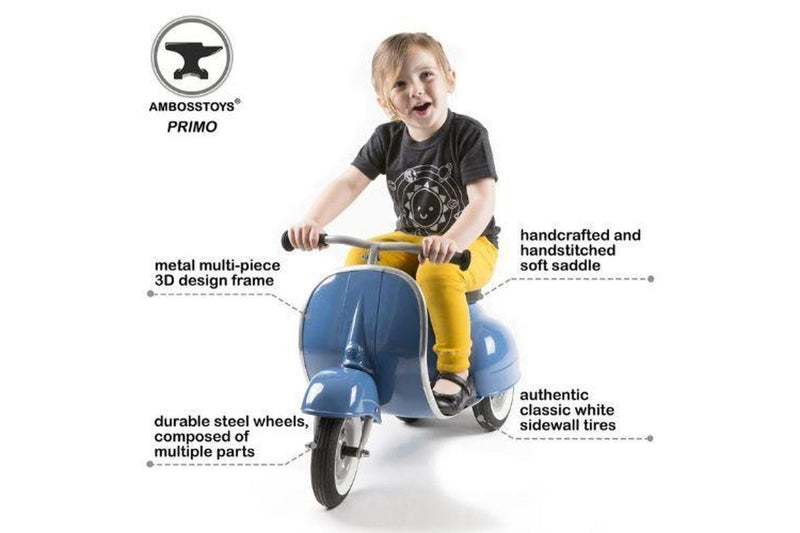 Ambosstoys - Primo Ride-on Scooter (Blue)