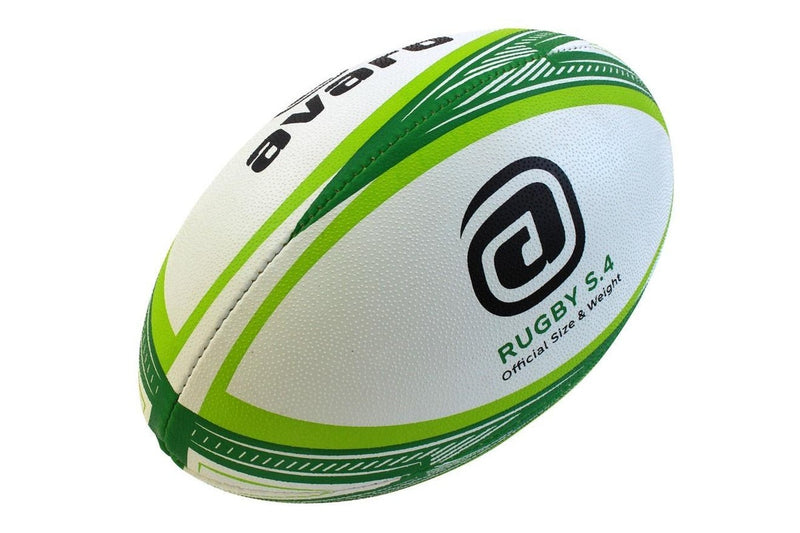 Avaro Club / Match Rugby Union Ball - Green - Size 4