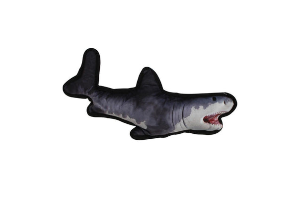 4x Pro Pet Max Shark Pet Plush Interactive Play Fun Toy Perfect Playtime 35x15cm