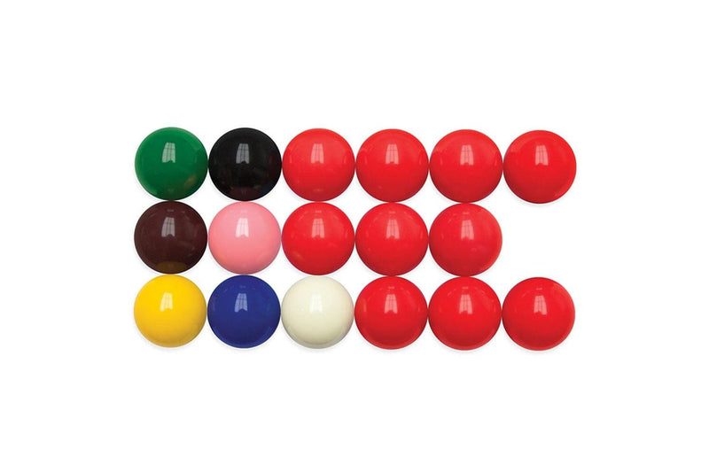 Formula Sports Standard Billards Pool Balls 2" Set 10 Red 6 Colour 1 White