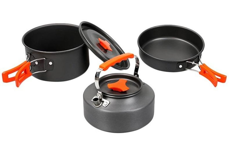 HYPERANGER Aluminum Outdoor Camping Cookware Set