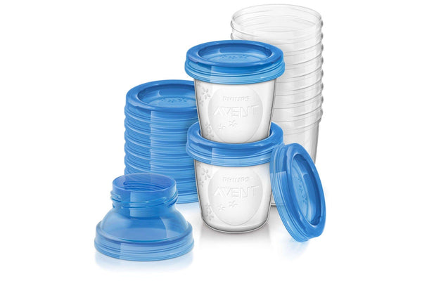 Avent: Milk Storage Cups - 180ml (10 Pack)