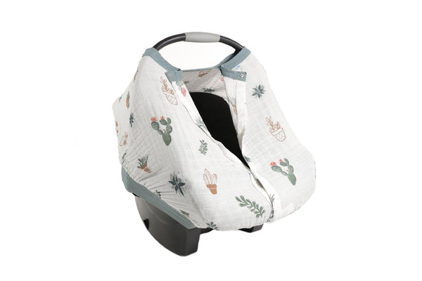 Little Unicorn: Muslin Car Seat Canopy V2 - Prickle Pots