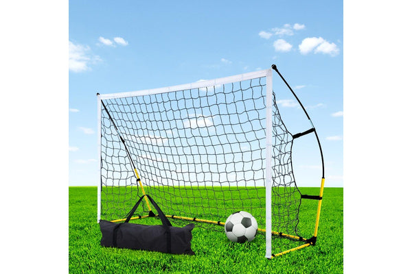 Everfit Portable 3.6m Soccer Goal XL Yellow