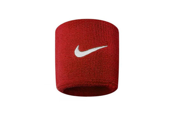 Nike Unisex Adults Swoosh Wristband (Set Of 2) (Red) (One Size)