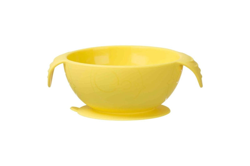 B.box Silicone Bowl & Spoon - Lemon Sherbert