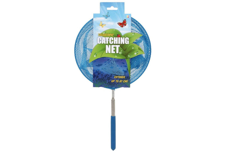 3x Discovery Telescopic Catching Net 40cm Toys Stainless Steel Outdoor 3y+ Asst