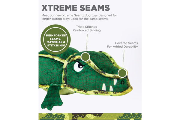 Outward Hound: Xtreme Seamz, Alligator Green - Medium