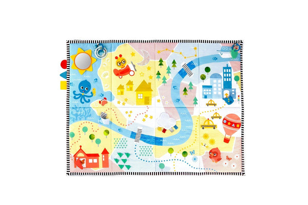 Baby Einstein - Sea & City Sensory Playscape Plush Activity Mat