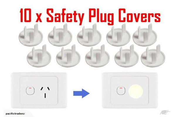 10pcs x Safety Plug Cover Socket Cover FOR NZ / AUS Socket