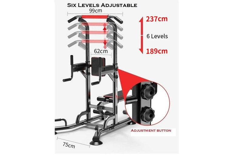 Ape Style All-In-One Pull Up Power Tower Home Gym