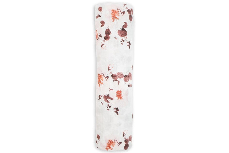 Lulujo: Muslin Bamboo Swaddle - Eucalyptus