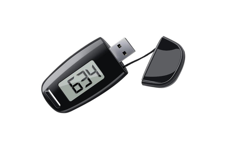 3D Pedometer with Backlight Walking Step Counter with Removable Clip and Strap Step Tracker