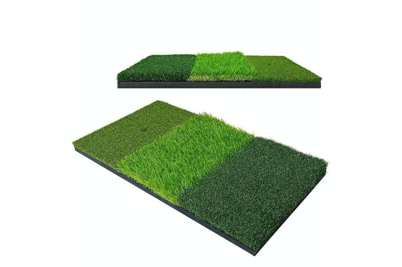 3 In 1 Golf Striking Hitting Resistant Practice Pad Indoor Mini Swing Chipping Hitting Mat