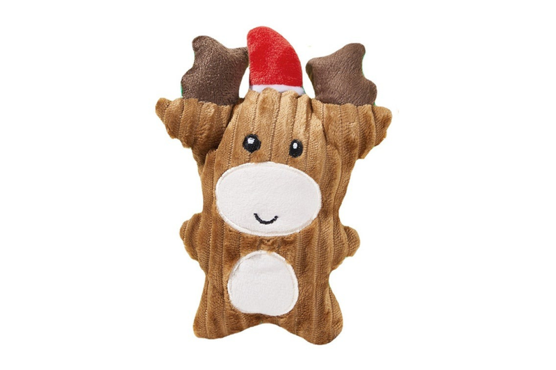 Christmas Plush Dog Toy Cute Cartoon Squeaky Puppy Teething Toys For Small Medium Large Dogs - Style 1