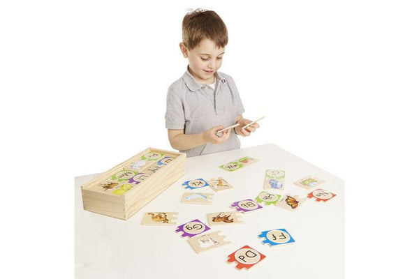 Melissa & Doug: Alphabet Letter - Puzzle Cards