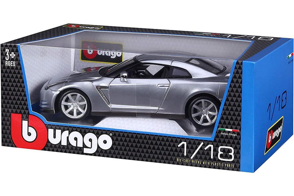 Bburago: 1:18 Scale Diecast Vehicle - Nissan GTR R35 (Assorted Colours)