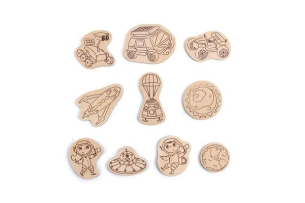 Hape: Storytelling DIY Magnets Mars Space Life