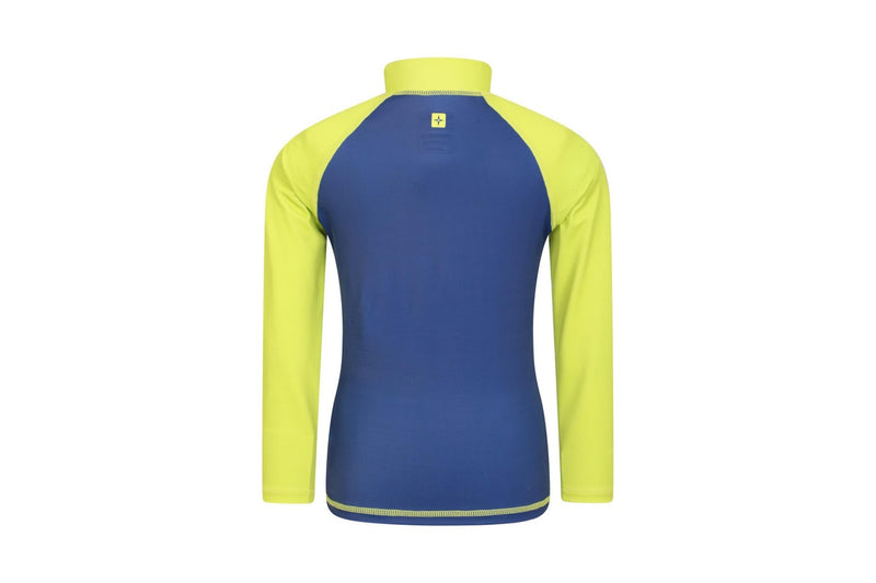 Mountain Warehouse Childrens/Kids Squid Long-Sleeved Rash Guard (Blue) (2-3 Years)