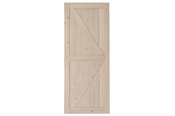 Fraser Country Wood Barn Door with Installation Hardware Kit