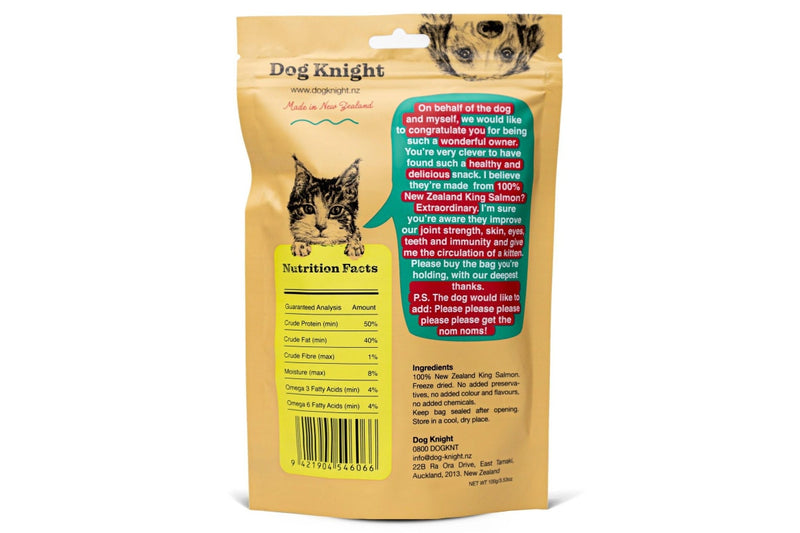 Dog Knight: Freeze Dried Salmon Steak (100g)