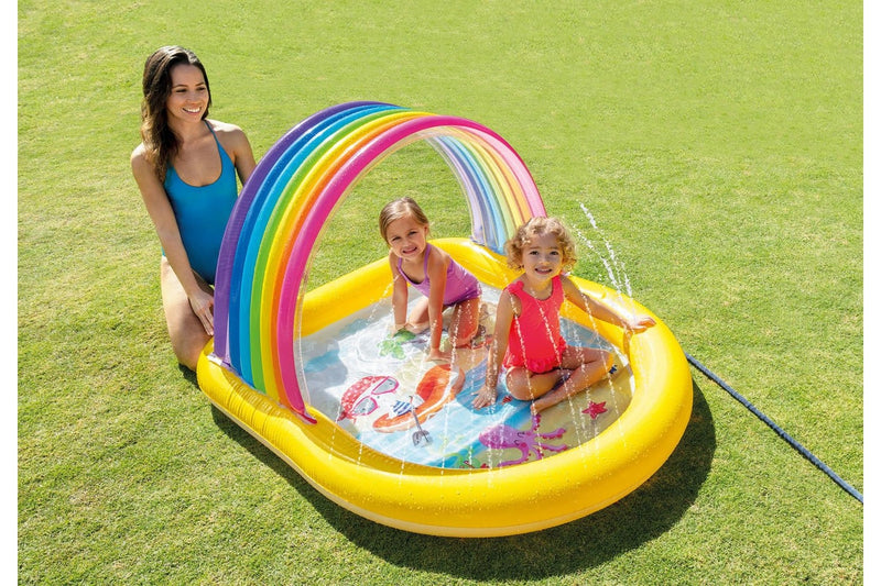 Intex: Rainbow Arch Spray Pool