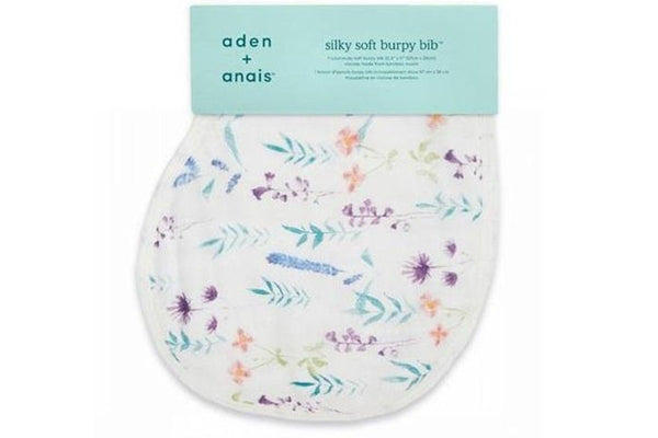 Aden + Anais: Silky Soft Bamboo Burpy Bib - Watercolor Garden