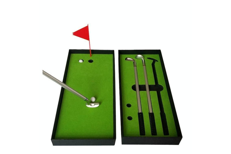 Golf Mini Putting Mat Court Push Rod Trainer - Size 24.5X10.5X3.5Cm